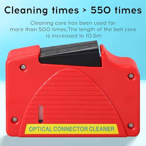 4-piece fiber cleaning tool for SC/FC/ST/LC/MU plug end cleaning, equipped with SC 2.5mm LC1.25mm fiber end face cleaning pen 1 cleaning box replacement core with cleaning times greater than 550 times by BautTat - Used condition - Image 5