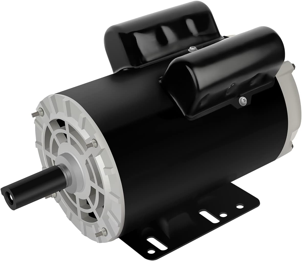 5 HP Air Compressor Motor Single Phase Electric Motor, 7/8" Shaft Diameter, CCW 60HZ, 3450RPM, 208V-230V