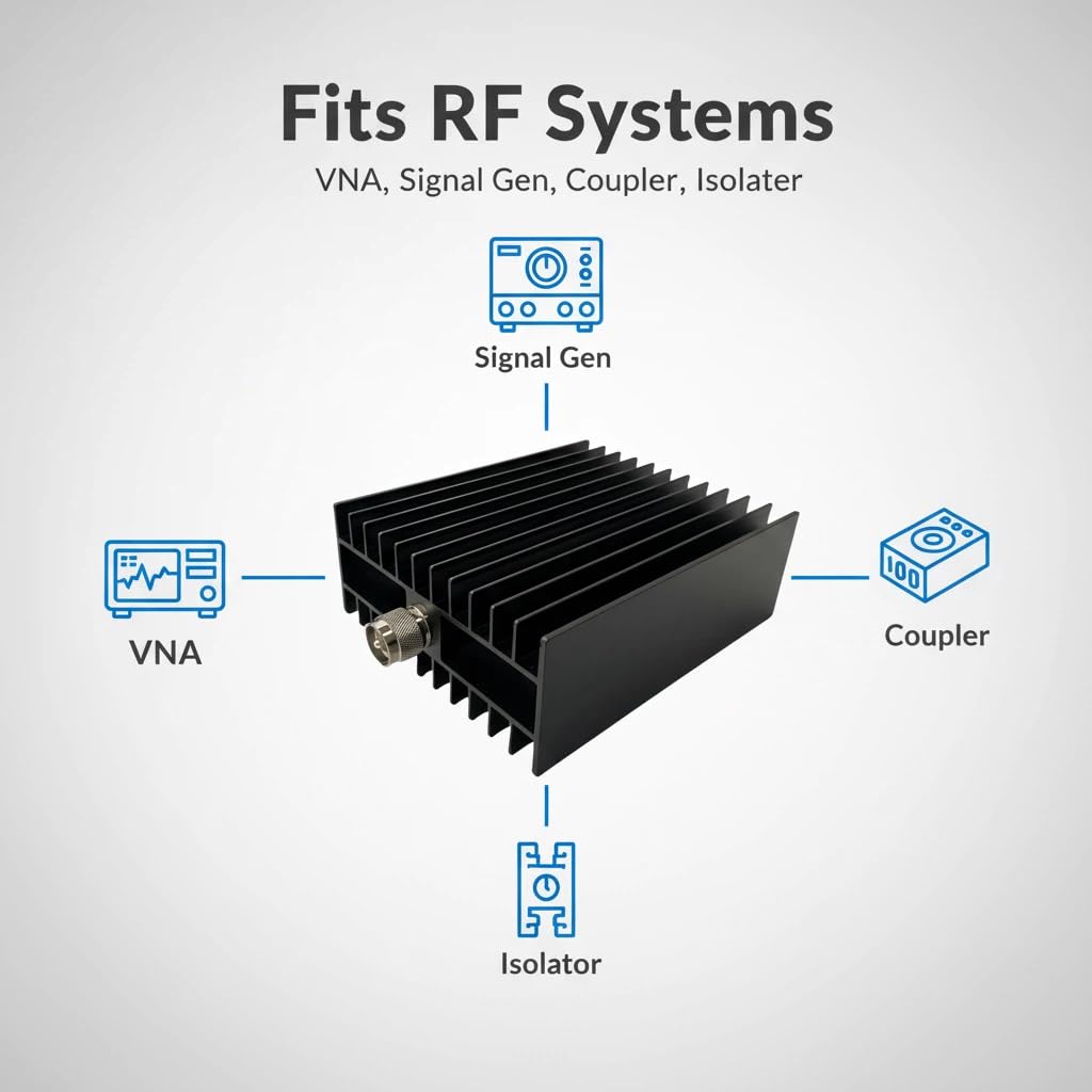BECEN 200W PL259 Dummy Load - DC to 1Ghz UHF 50 Ohm Dummy Load for Ham Radio,Lower VSWR RF Connector for Testing