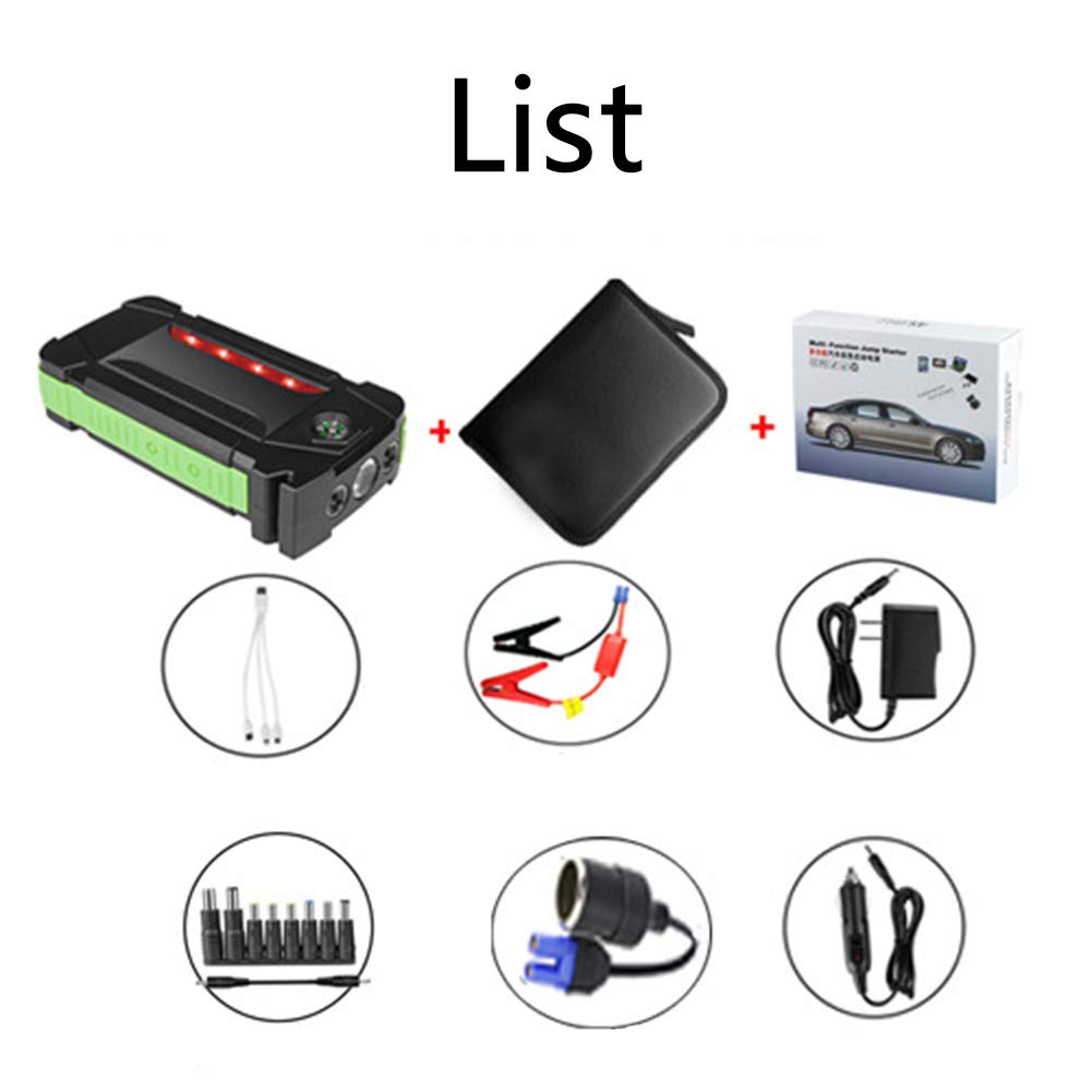 Avviatori Batteria Auto 22000MAh Caricabatterie 2000A 12V Avviamento di Emergenza Portatile in Uscita Accumulatore di Energia Dispositivo di Avviamento del Ripetitore per Auto Impermeabile