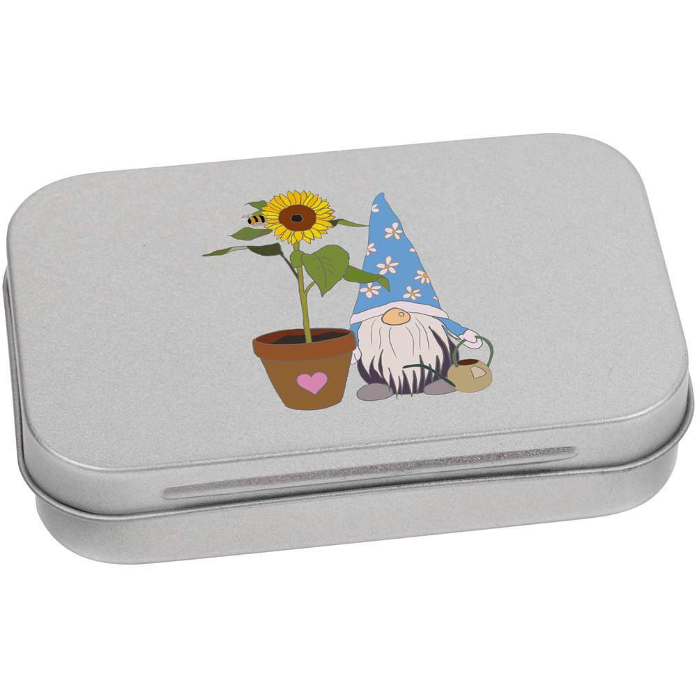 Azeeda 95mm 'Sunflower & Gonk' Metal Hinged Tin/Storage Box (TT00147308)