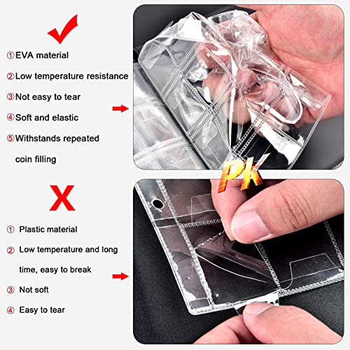 Againmore COIN ALBUM-BLA Collection Supplies For Collectors, 300 Pockets Coins Collecting Folder Album thumb #1