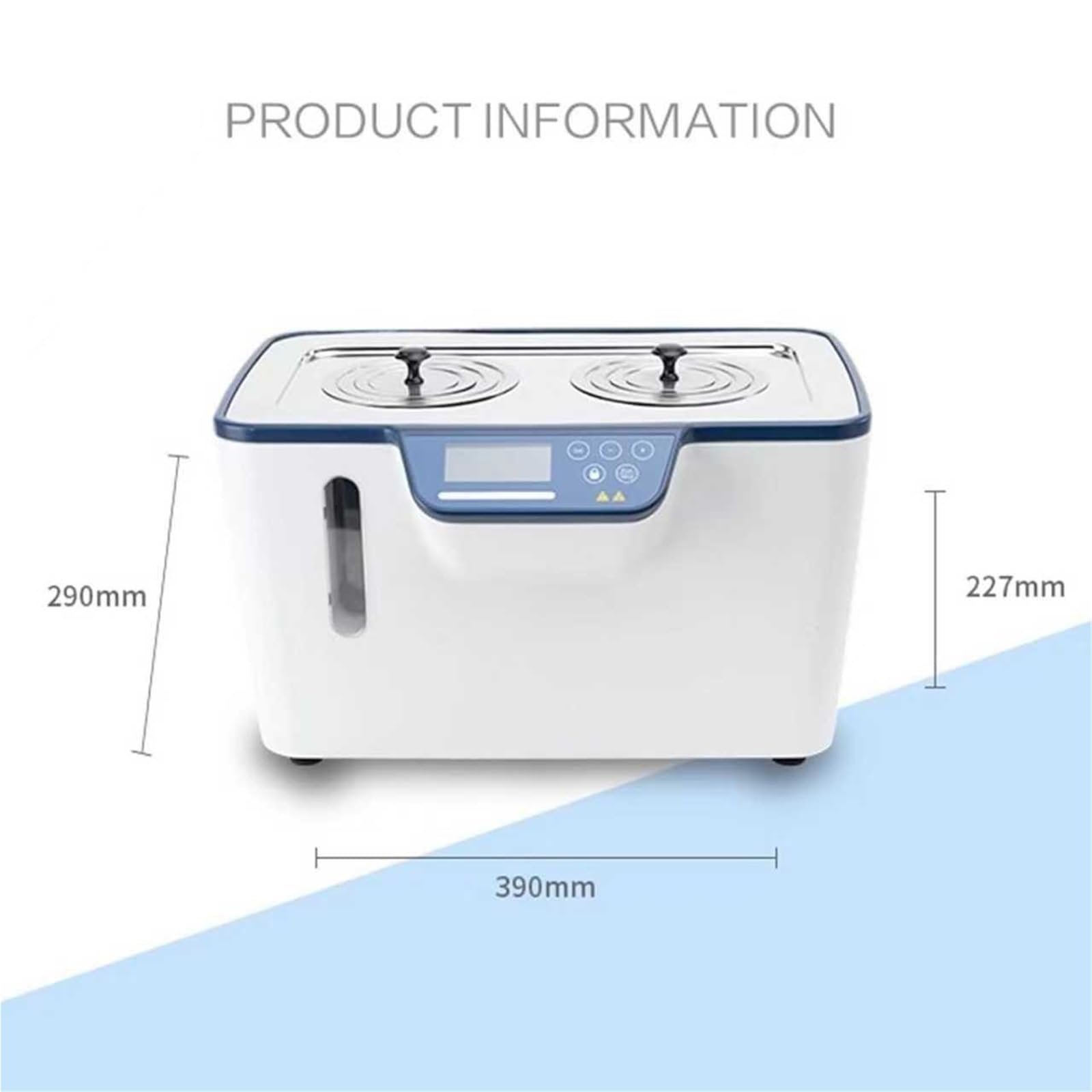 Baño María Digital De Laboratorio, Calentador Termostático De Baño De Agua De Laboratorio, Interior De Acero Inoxidable De 5 L, Con Temporizador/temperatura RT-100 ℃