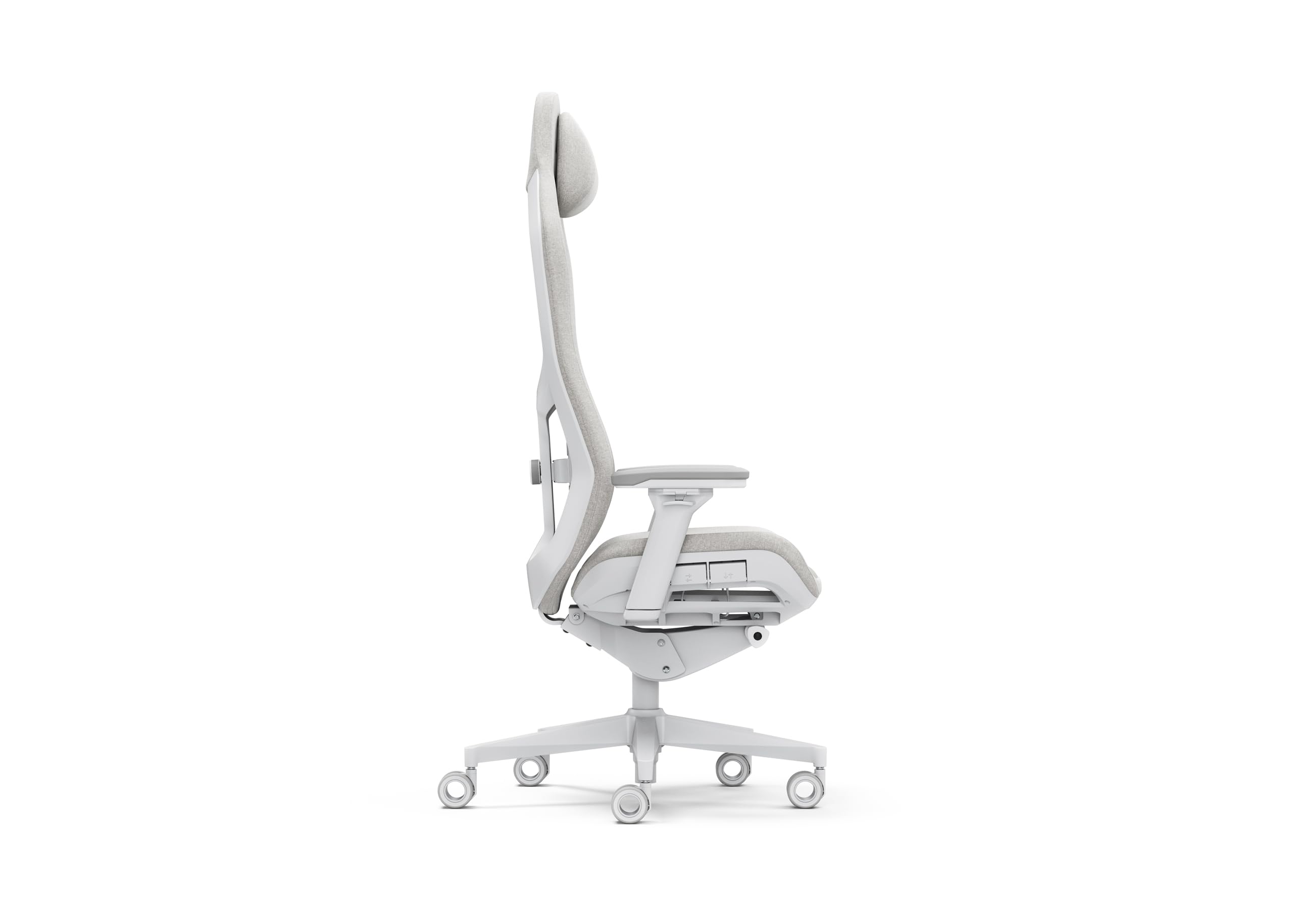 Fractal Design Refine Mesh Light Gaming Chair - Ergonomic Office Desk Chair Functionality with 4D Adjustable Armrests, High-Back Support, Lumbar Cushion, And Breathable Mesh
