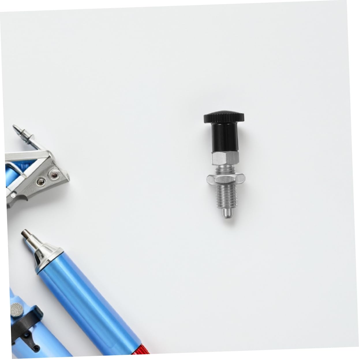 Holibanna 2pcs Stainless Steel Self-Locking Spring Indexing Plunger Knob Bolt Lock for Precision Positioning
