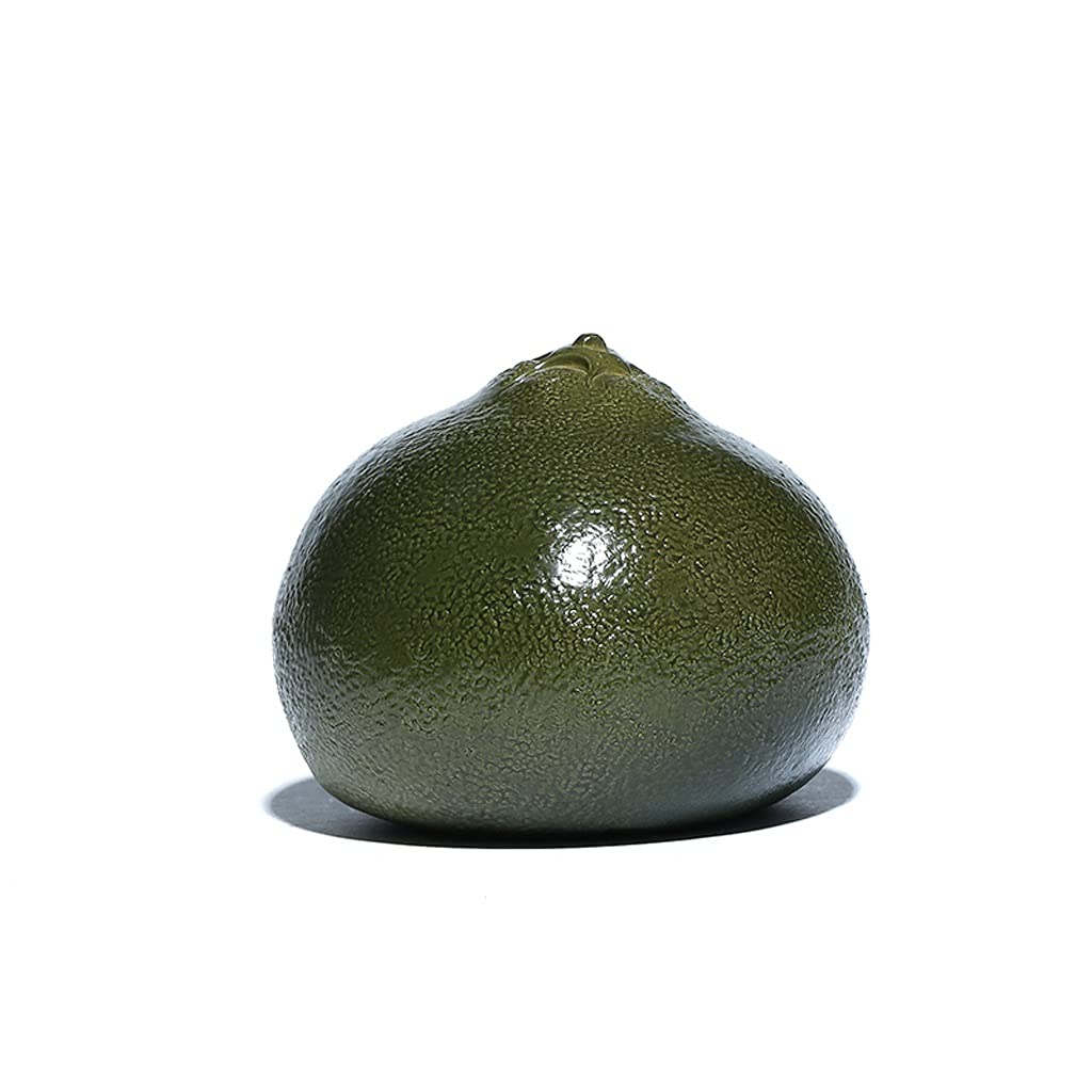 Estatua hecha a mano para mascotas, té de arcilla morada, té de arcilla morada, té naranja que cambia de color, té tallado a mano, adecuado para el hogar, oficina, sala de té, decoración de mesa