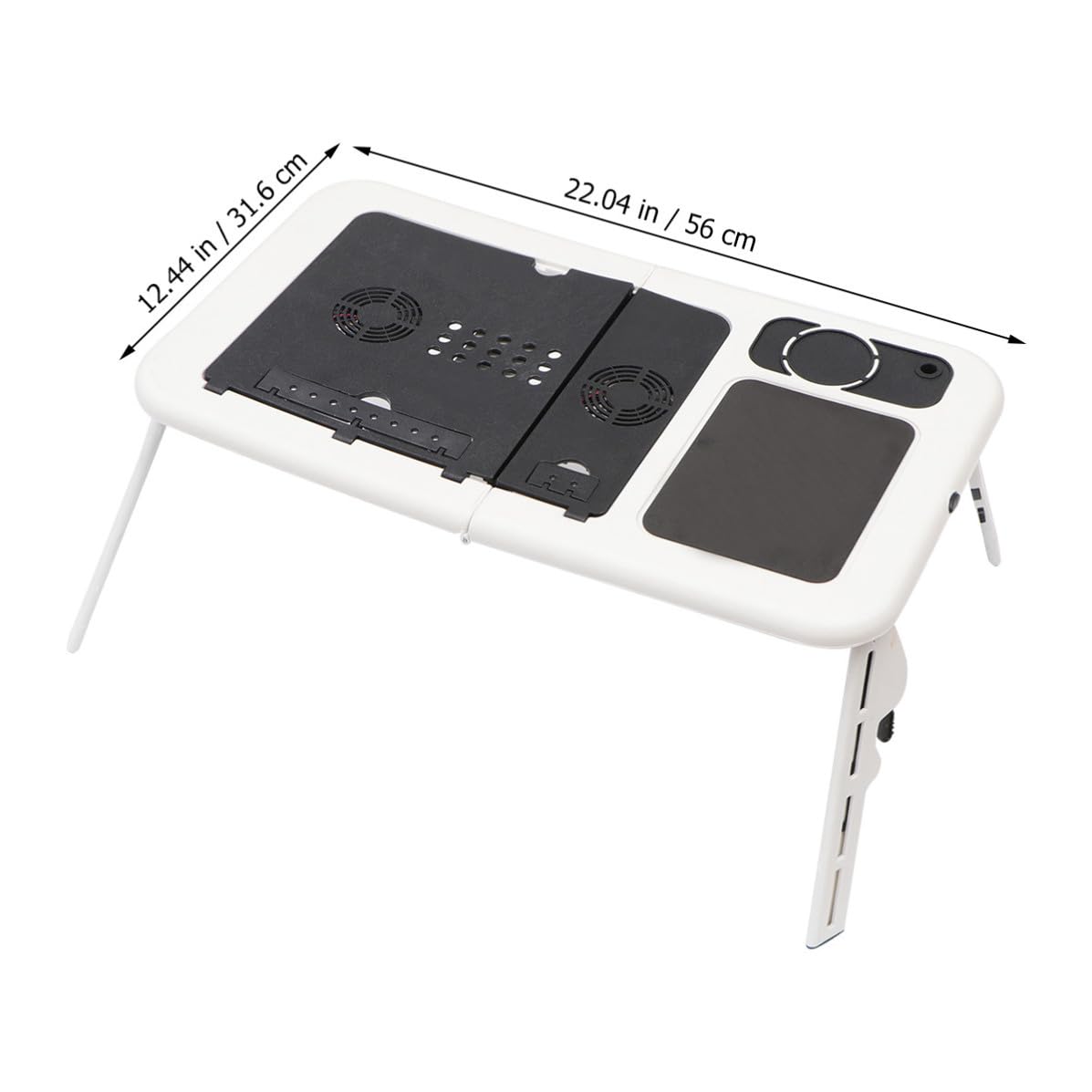 Escritorio Plegable USB para Portátil Refrigeración y Soporte