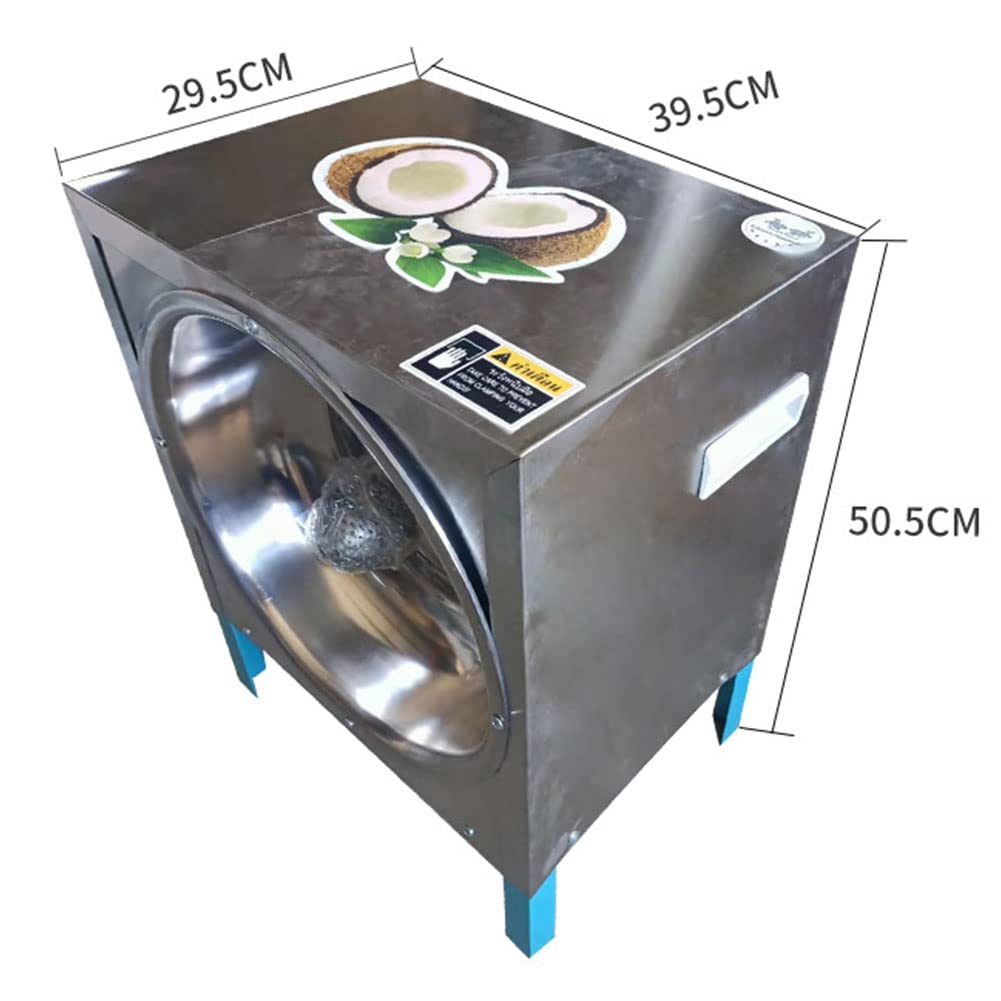 Déchiqueteur de grattoir à noix de coco, râpe à noix de coco commerciale électrique 300W 50-60pcs / heure, rabot à noix de coco pour magasin de transformation de noix de coco, restaurant, boulangerie