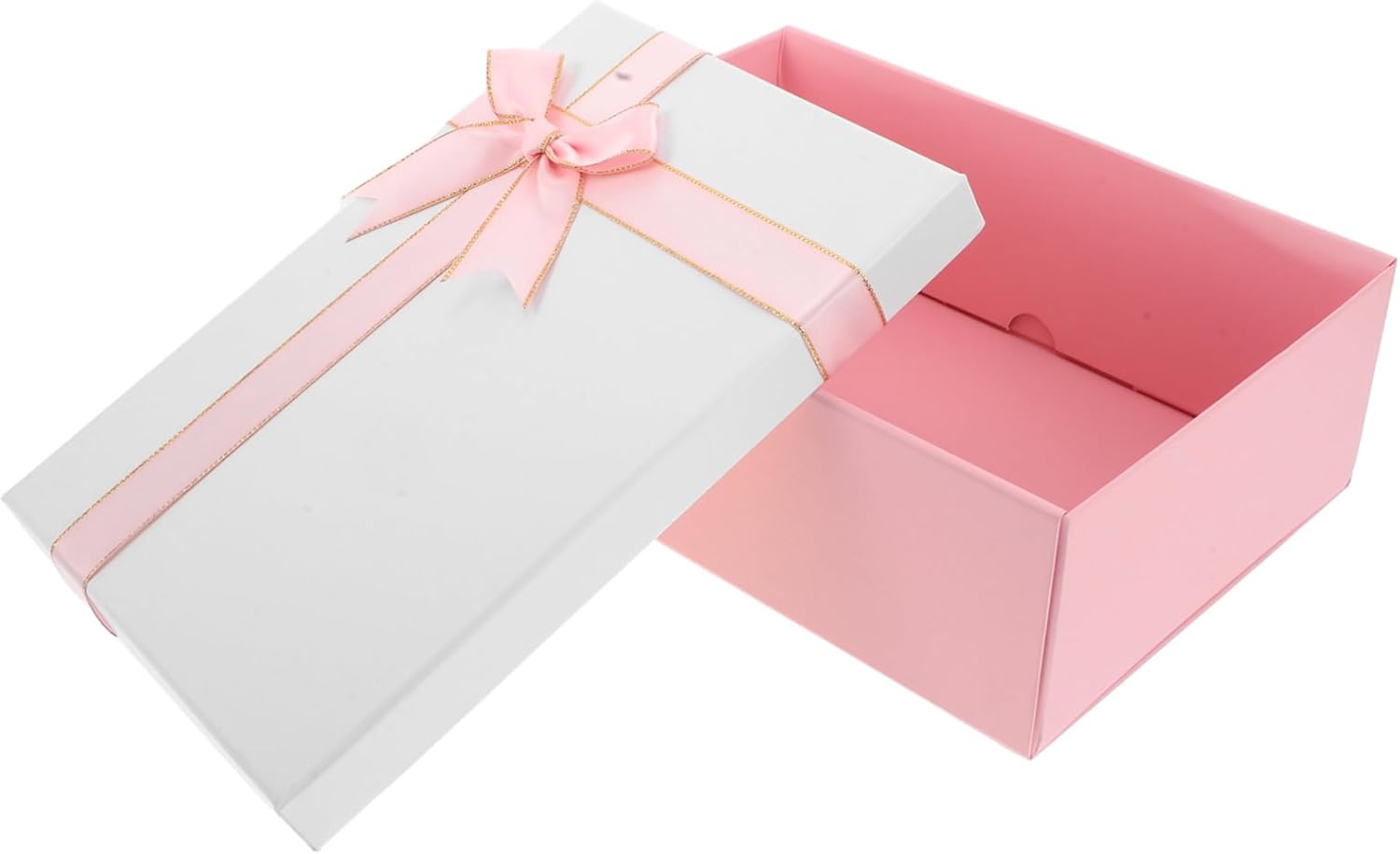 KOMBIUDA Foldable Gift Box Set with Lid Cardboard Holiday Party Favors