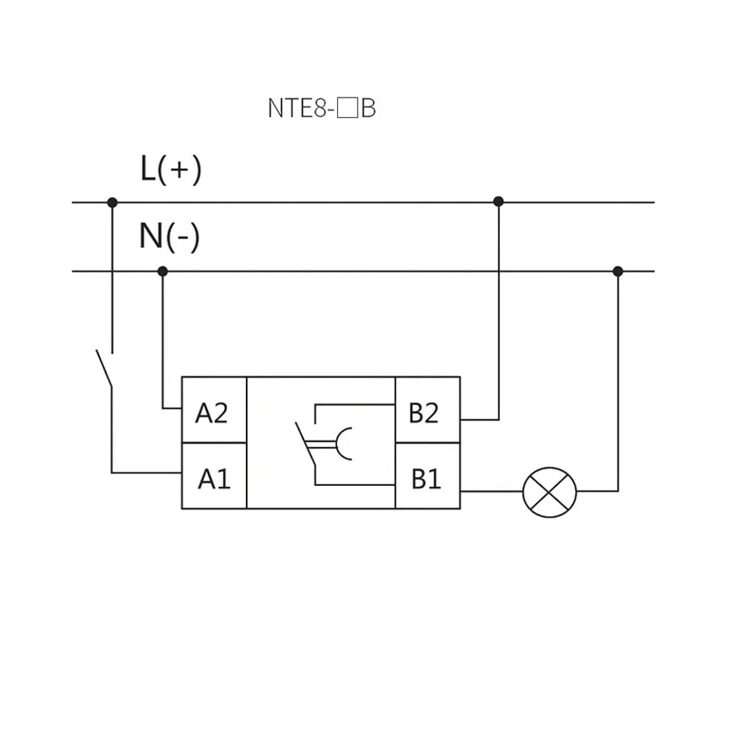 NTE8 Series 5S 10S 120S 480S Control Off Power Time Delay Relay 220V 24V On Delay NTE8-A NTE8-(24V DC,NTE8-A 12-120S)