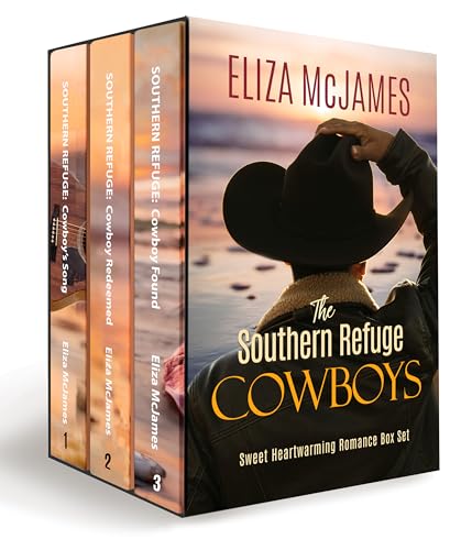The Southern Refuge Cowboys 3 Book Box Set: Sweet, Heart-Warming, Inspirational Opposites-Attract Small Town Romance