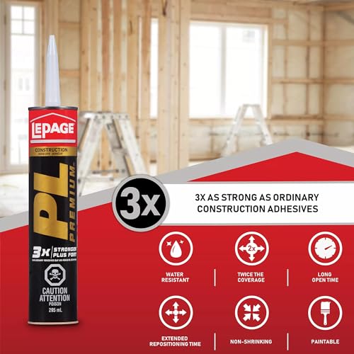 Adhesivo LePage PL Premium para instalar rodapiés y paneles de madera 4