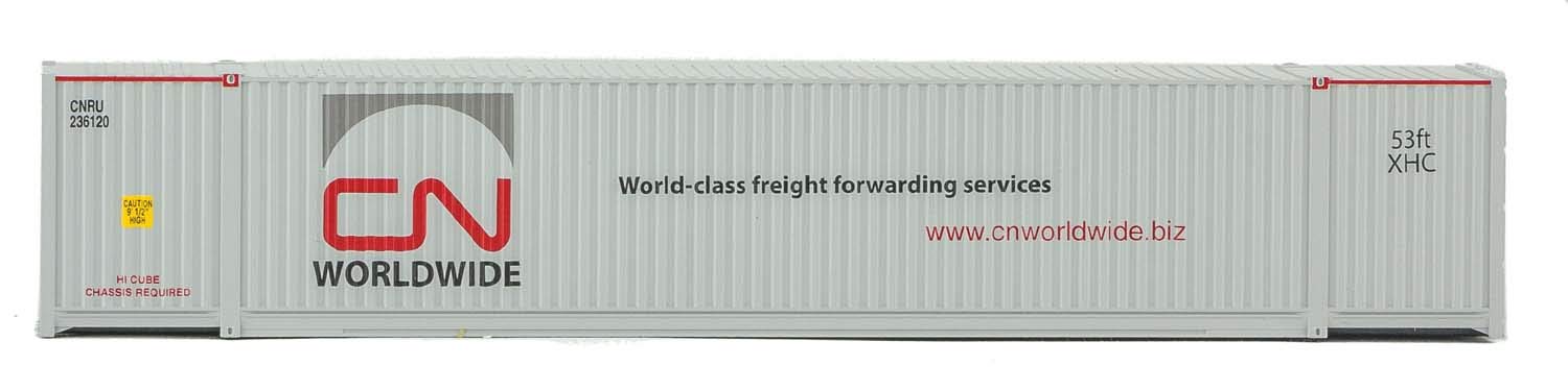 Walthers Échelle H0 - Container 53 Pieds Canadien National Worldwide