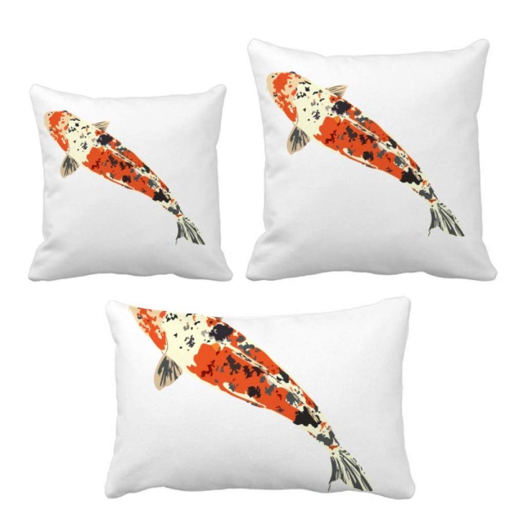 Ensemble de coussin tradition chinois poisson le cadeau idéal pour crémaillère