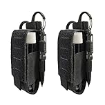 Upgrade 2 Pack 1000D Laser Cut Tactical Molle TQ Tourniquet Pouch & Trauma Medical Shear Holder Duty Belt Loop EMT EMS