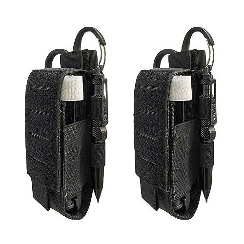 Tactical Molle TQ Tourniquet Pouch & Trauma Medical Shear Pouch Holder MOLLE PALS Duty Belt Loop EMT EMS