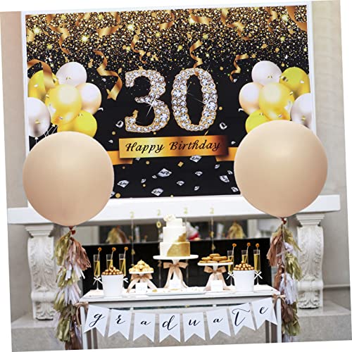 NOLITOY Pano De Fundo De Aniversário De 1 Peça Banners De Feliz Aniversário Banner De Bebê Decoração