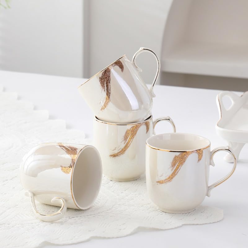 Dzban z pokrywką Ceramiczny zestaw do wody, filiżanka zimnego czajnika ze stojakiem Dzbanek na mrożoną herbatę