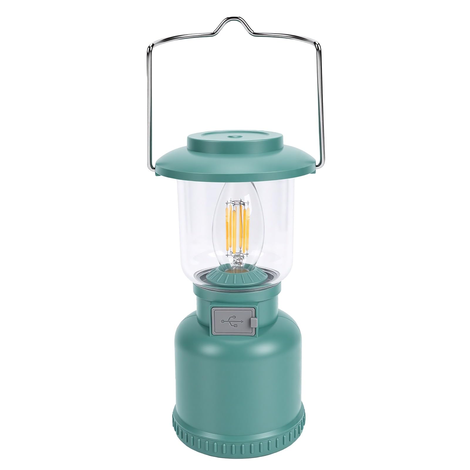 FTVOGUE Lanterna da Campeggio per Interruzioni di Corrente Modalità | Luce di emergenza IP68 resistente all'acqua da 400 lm con batteria da 1800 mAh