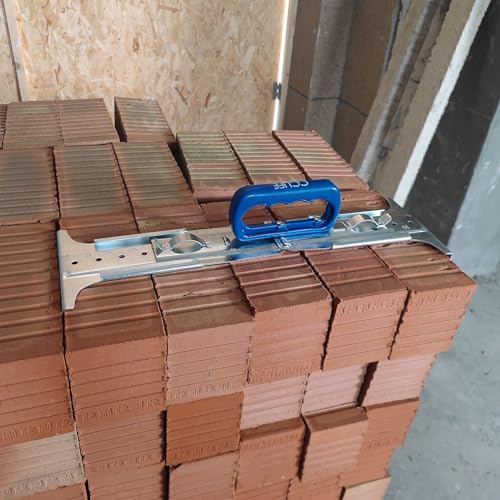 CCLIFE Fliesenheber Plattenheber Tragegriff 40-60cm Platten, 6-stufig verstellbar, 30 kg Tragkraft