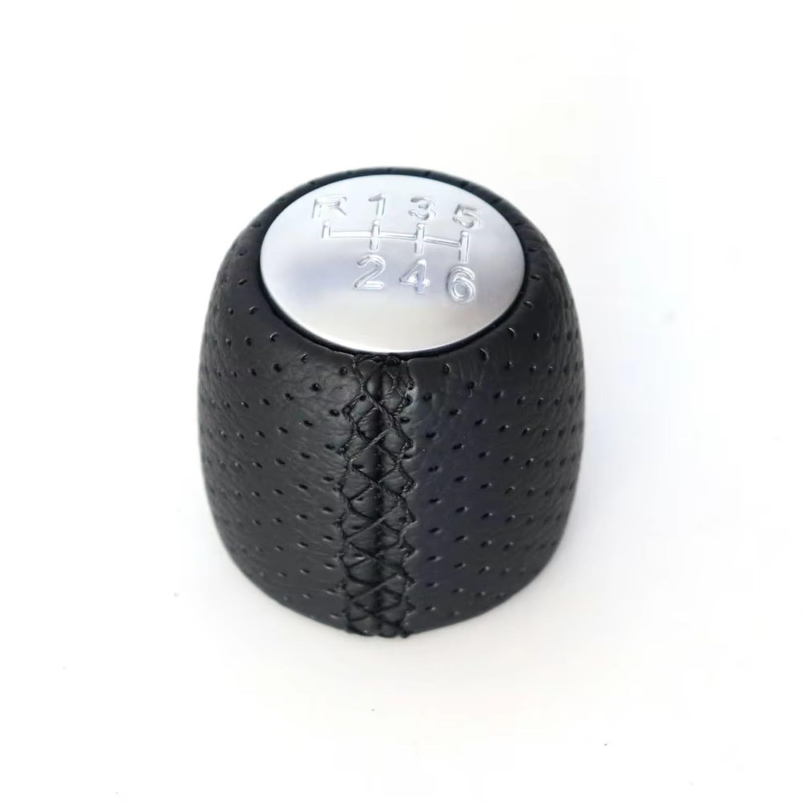 Lspbfkq Black For Alfa For Romeo 159 2005-2011 For Brera 2006-2011 For Spider Car Gear Shift Knob 6 Speed Oem 55344557 Gear Stick Knob Cap Cover(Black)