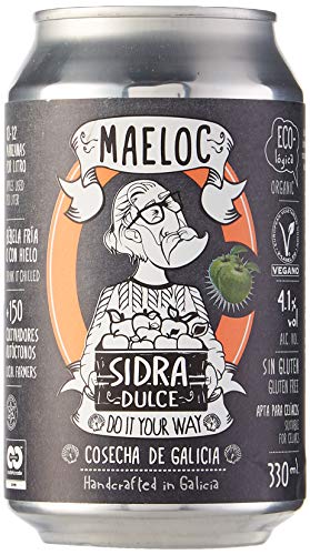 Maeloc Sidra Dulce Ecológica Lata - 24 latas x 330 ml