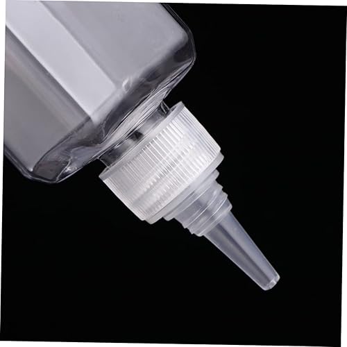 15pcs 100ml Square Hair Dye Bottles with Wide Mouth