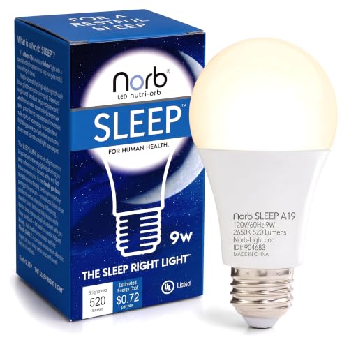 NorbSLEEP Low-Blue Sleep Light Bulb (1-Pack)