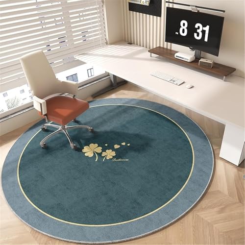 �^�C���p�ی�}�b�g ����f�U�C���̉~�`���ړI�t���A�}�b�g(Blue,100cm)