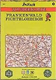 Fritsch Karten, Nr.1, Frankenwald, Fichtelgebirge: Wanderkarte. Mit tourist. Hinweisen, farb. Wegemarkierung u. Wanderparkplätzen (Fritsch Wanderkarten 1:100000)
