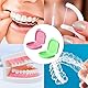 Dental Box 2 Stück Zahnspangendose Zahnspangenbox Prothese Aufbewahrungsbehälter für Mundpflege und Prothesenlagerung Grün/Pink