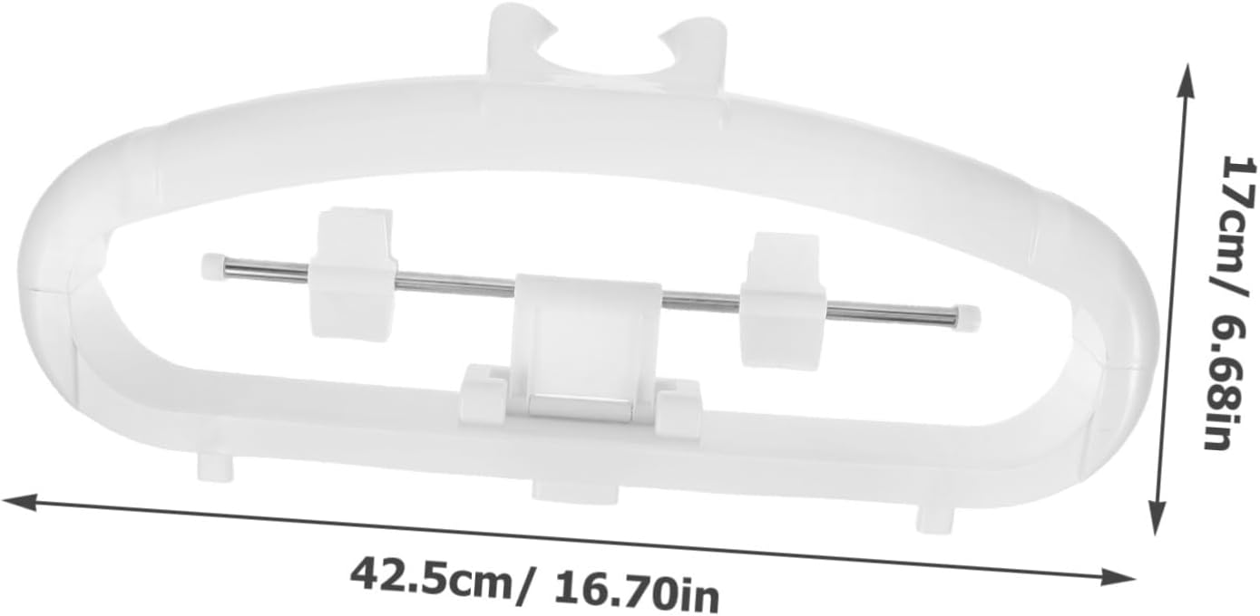 Portable Steamer Rack Hanger, Foldable Plastic Stand for Clothes and Towels