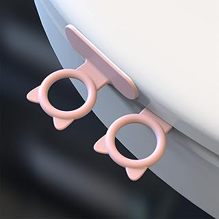 Toilet Seat Lifter, Toilet Seat Handle, Avoid Touching Toilet Cover Handle Tools,Toilet accessories for Home, Office (Pink,2Pcs)