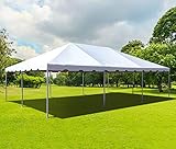 20' x 30' Weekender West Coast Frame Style Party Tent | White PVC Top | for Weddings, Graduations, Banquets, and Events