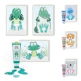 Persönliches Geschenk - Das Abdruckset Baby wird in einer schönen Geschenkbox geliefert und ist das ideale Geschenk zur Geburt Junge oder Mädchen. Das Baby Fussabdruck Set ist eine Geschenkalternative zu Babyspielzeug 0-6 Monate oder zum Baby Gipsabdruck Set.