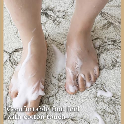 Tapis de douche antidérapant PVC baignoire ventouses solides - 7