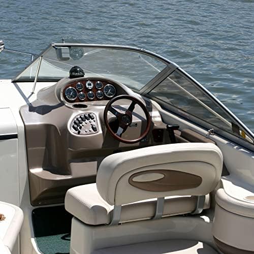 Marine Vinyl Fabric, Upholstery Faux Leather, Outdoor Boat Automotive, DIY and Crafting Pleather - Individual 1 Yard Cut 36"x54" (Black) — view 8