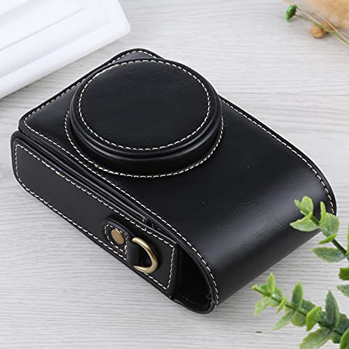 Camera Protective Cases Vertical Flip Full Body Camera Pu Leather Case Bag With Strap For Ricoh Gr Iii/Grii, Sony Zv-1 / Dsc-Rx100M7 / Rx100M6 / Rx100M5 / Rx100M2, Brown #TOP7