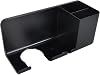 Busstier Hair Dryer Holder Bathroom Organizer: Wall Mountable, Practical Storage Solution (Black)