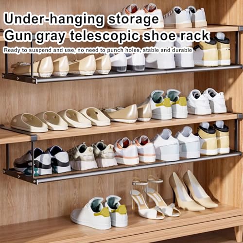 Support chaussures ajustable en acier robuste pour dressing haut de gamme - 3