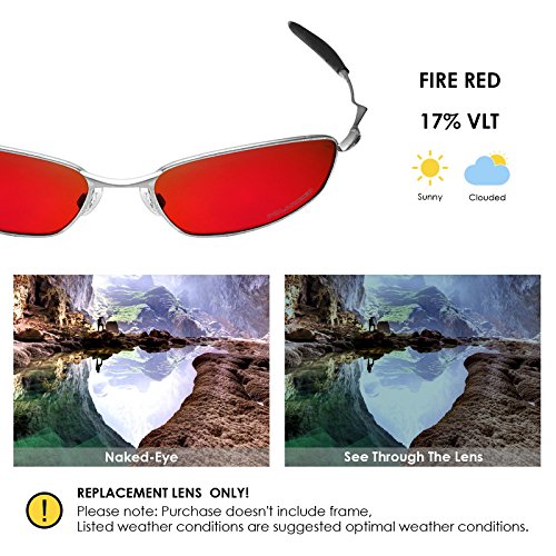 Image of BLAZERBUCK Anti-salt Polarized Replacement Lenses & Sock Kit for Oakley Whisker OO4141 Sunglass