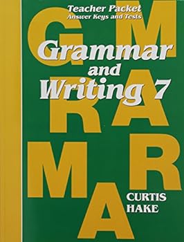 Saxon Grammar and Writing: Teacher Packet Grade 7
