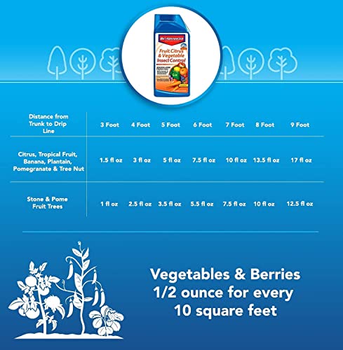 Bioadvanced Fruit, Citrus & Vegetable Insect Control For Edible Gardening Concentrate, 32 Oz With Bioadvanced Fruit & Citrus Tree, Concentrate, 32 Oz #TOP5