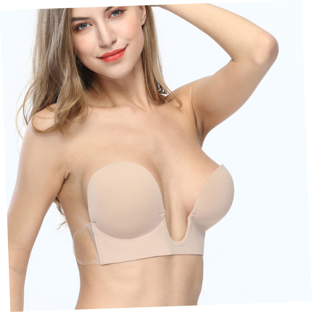 LIFKOME 3 Piezas Cubiertas Adhesivas Bralette Sin Costuras Sujetador Invisible Sin Tirantes Adhesivo Sujetador Sin Tirantes Sujetador Escotado Sujetador Sin Espalda Sujetador Sin Costuras
