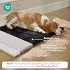 Bedsure Chew Resistant Dog Bed Large Sized Dog - Chew Proof Dog Crate Pad Machine Washable Durable Kennel Mat for Chewers with Reinforced Corners, Black, 35x22 in