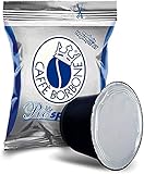 - Borbone - Cápsulas de Espresso azul, compatibles con Nespresso, unidades: 100, 200, 300, 400, 500 y 600.