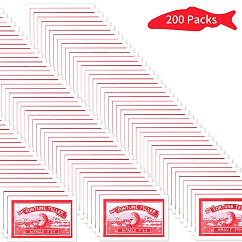 Shengsen FORTUNE TELLER FISH 200 Packs Fortune Teller Miracle Fish-Fortune Telling Fish For Kids And Adults-Magic Novelty Fortune Telling Toys thumb #1