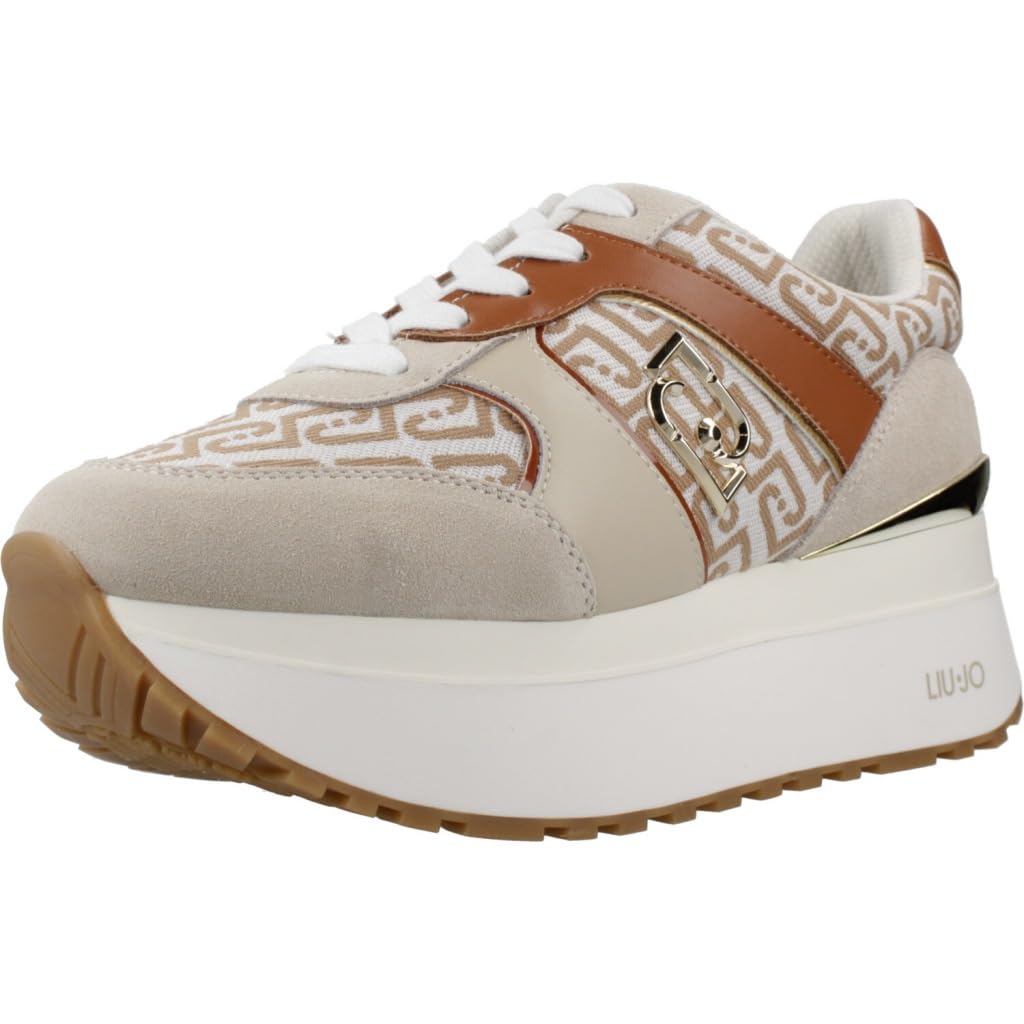 Liu Jo Sneakers Super Platform in Monogram Jacquard