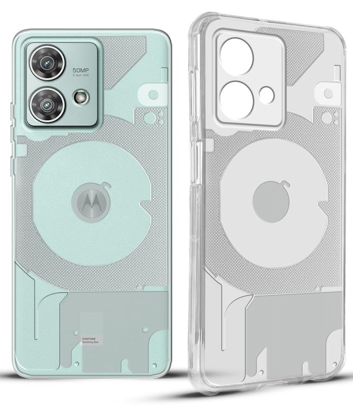 Mr. Case Soft Transparent Hybrid Slim Fit Frosted Matte Silicone TPU Back Cover for Motorola Moto Edge 40 Neo 5G -Clear Case (B0CMQW2ZMR) Amazon Price History, Amazon Price Tracker
