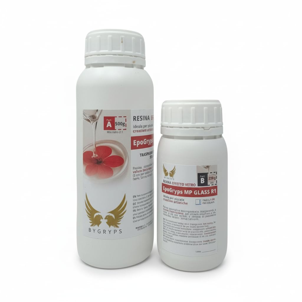 Résine époxy transparente effet verre BYGRYPS 750g pour DIY - 8